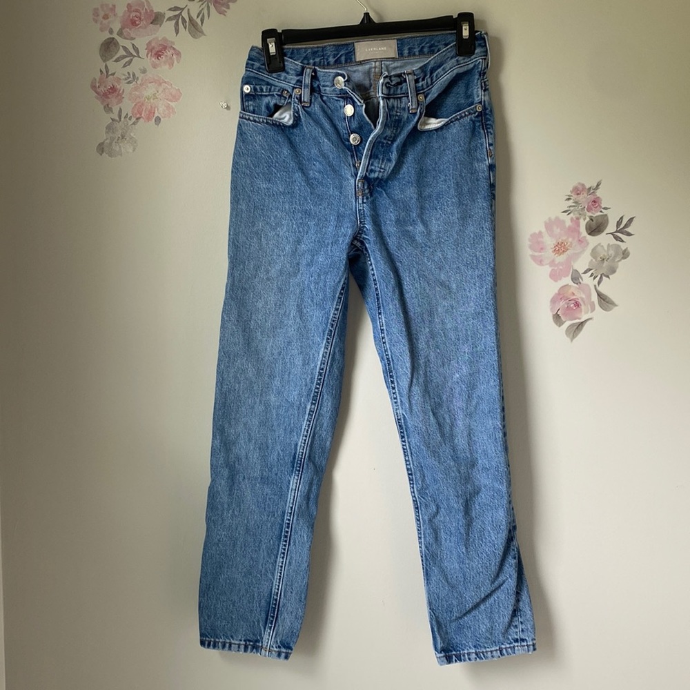 Everlane The Cheeky Lean Medium Wash Jeans - 25 Crop